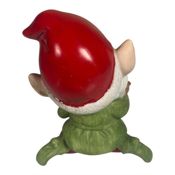 3 Vintage 70’s Homco Holiday Toymaker Porcelain Elf Figurines Made In Taiwan - Picture 9 of 11